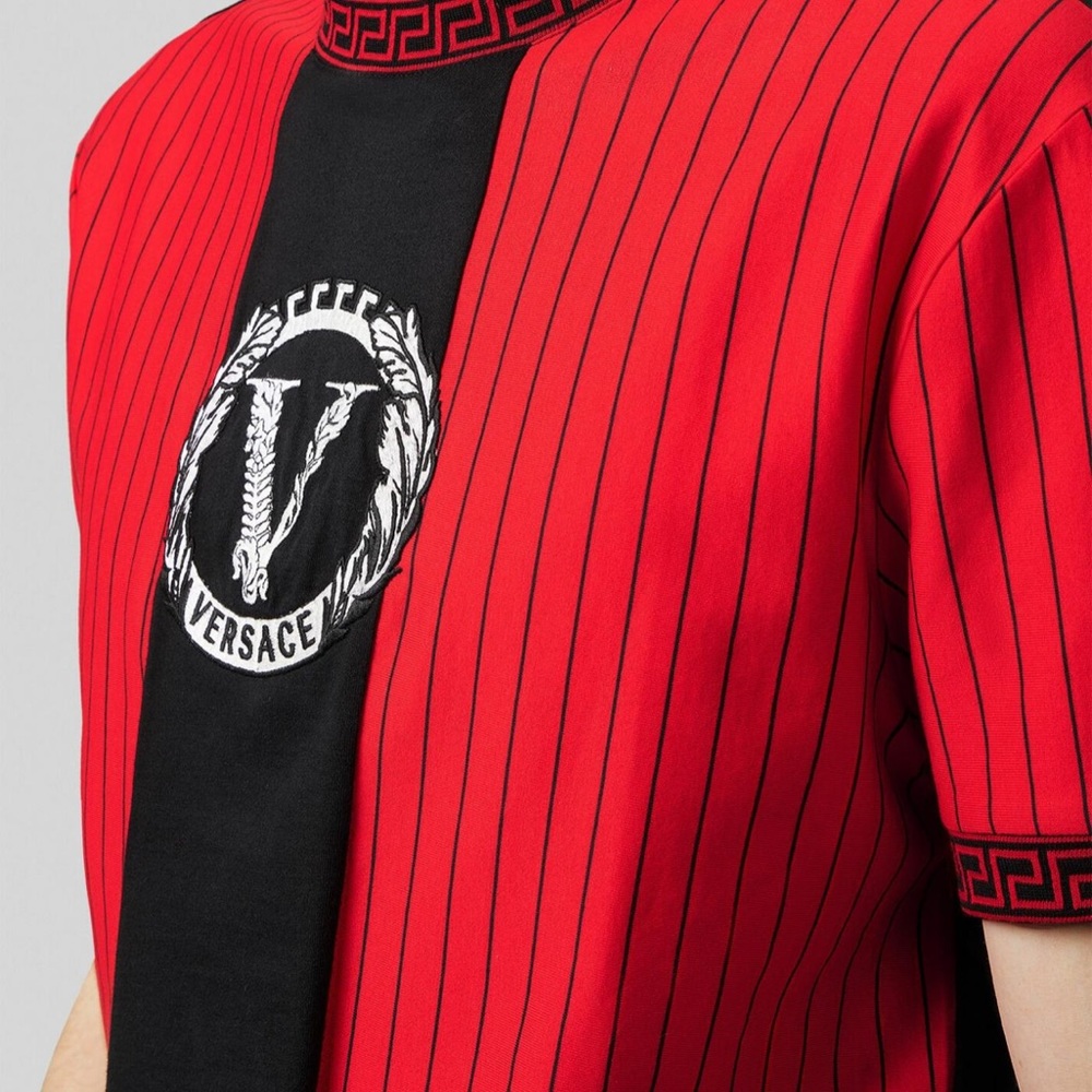 VERSACE EMBROIDERED T-SHIRT
